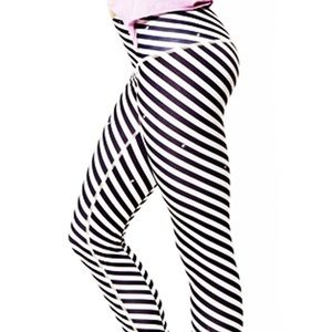 Teeki Striped Yoga Hot Pants